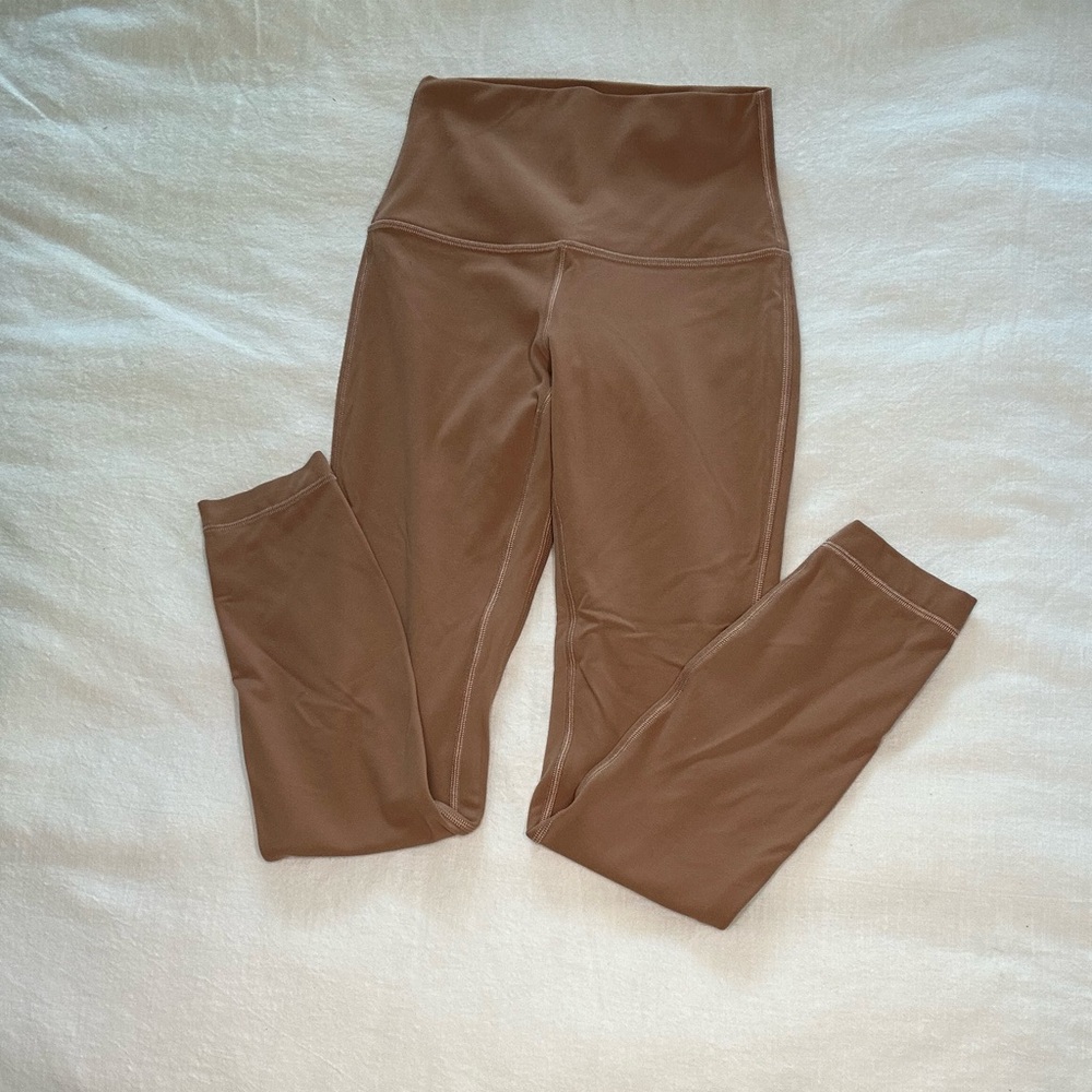 Lululemon align high rise pant 25”.  Dusty clay.  Size 2.